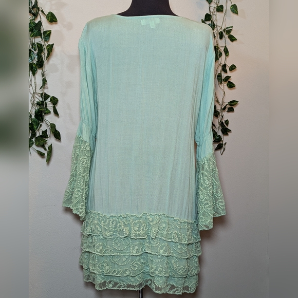 VELZERA Aqua Mini Boho dress - Picture 3 of 6